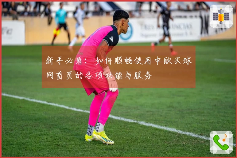 新手必看：如何顺畅使用中欧买球网首页的各项功能与服务
