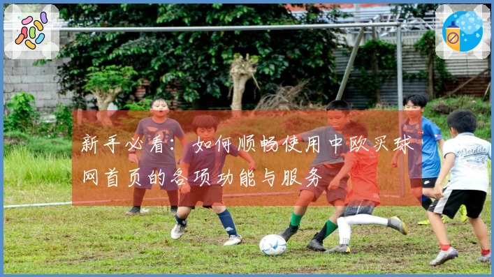 新手必看：如何顺畅使用中欧买球网首页的各项功能与服务